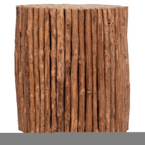 74669 ΤΡΑΠΕΖΙ ΣΑΛΟΝΙΟΥ ΣΤΡΟΓΓΥΛΟ DRIFTER HM4443 DRIFTWOOD ΣΕ ΦΥΣΙΚΟ ΧΡΩΜΑ Φ36x40Υεκ