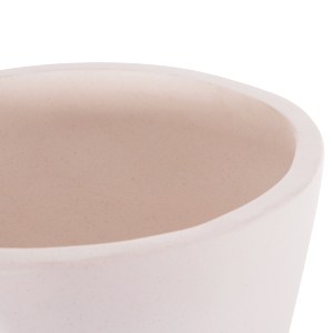 74750 ΔΙΑΚΟΣΜΗΤΙΚΟ ΒΑΖΟ ΔΑΠΕΔΟΥ NEBULA HM4661.02 FIBER CEMENT ΛΕΥΚΟ--ΞΥΛΟ ΤΕΑΚ Φ60x115Υεκ.