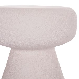 74764 ΣΚΑΜΠΟ ΣΤΡΟΓΓΥΛΟ INTERON HM18171.02 FIBER CEMENT ΣΕ ΛΕΥΚΟ--Φ34x39Υεκ.