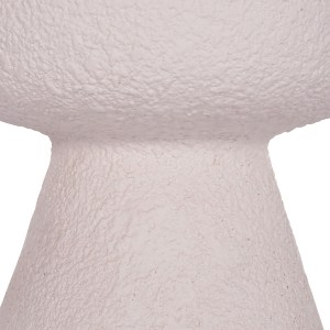 74764 ΣΚΑΜΠΟ ΣΤΡΟΓΓΥΛΟ INTERON HM18171.02 FIBER CEMENT ΣΕ ΛΕΥΚΟ--Φ34x39Υεκ.