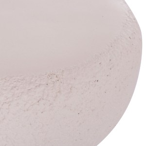 74764 ΣΚΑΜΠΟ ΣΤΡΟΓΓΥΛΟ INTERON HM18171.02 FIBER CEMENT ΣΕ ΛΕΥΚΟ--Φ34x39Υεκ.