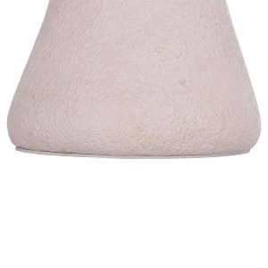 74764 ΣΚΑΜΠΟ ΣΤΡΟΓΓΥΛΟ INTERON HM18171.02 FIBER CEMENT ΣΕ ΛΕΥΚΟ--Φ34x39Υεκ.