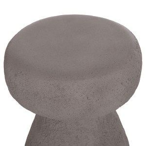 74765 ΣΚΑΜΠΟ ΣΤΡΟΓΓΥΛΟ INTERON HM18171.03 FIBER CEMENT ΣΕ ΓΚΡΙ--Φ34x39Υεκ.