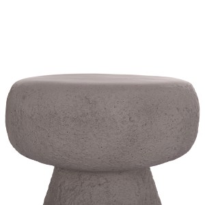 74765 ΣΚΑΜΠΟ ΣΤΡΟΓΓΥΛΟ INTERON HM18171.03 FIBER CEMENT ΣΕ ΓΚΡΙ--Φ34x39Υεκ.