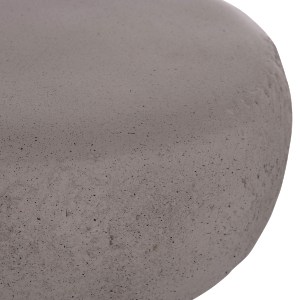 74765 ΣΚΑΜΠΟ ΣΤΡΟΓΓΥΛΟ INTERON HM18171.03 FIBER CEMENT ΣΕ ΓΚΡΙ--Φ34x39Υεκ.