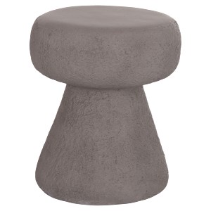 74765 ΣΚΑΜΠΟ ΣΤΡΟΓΓΥΛΟ INTERON HM18171.03 FIBER CEMENT ΣΕ ΓΚΡΙ--Φ34x39Υεκ.