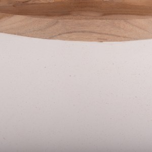 74777 ΔΙΑΚΟΣΜΗΤΙΚΟ ΒΑΖΟ ΔΑΠΕΔΟΥ LINTER HM4662.02L FIBER CEMENT ΛΕΥΚΟ--ΞΥΛΟ ΤΕΑΚ Φ41x47Υεκ.