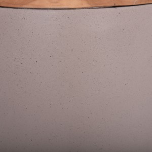 74780 ΔΙΑΚΟΣΜΗΤΙΚΟ ΒΑΖΟ ΔΑΠΕΔΟΥ LINTER HM4662.05S FIBER CEMENT ΓΚΡΙ ΜΑΤ--ΞΥΛΟ ΤΕΑΚ Φ34x60Υεκ