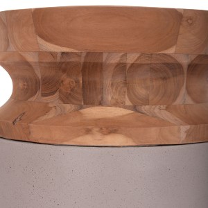 74780 ΔΙΑΚΟΣΜΗΤΙΚΟ ΒΑΖΟ ΔΑΠΕΔΟΥ LINTER HM4662.05S FIBER CEMENT ΓΚΡΙ ΜΑΤ--ΞΥΛΟ ΤΕΑΚ Φ34x60Υεκ