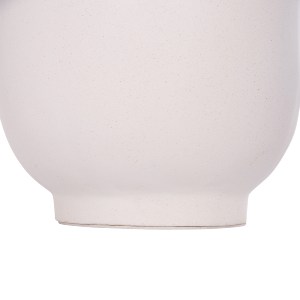 74781 ΔΙΑΚΟΣΜΗΤΙΚΟ ΒΑΖΟ ΔΑΠΕΔΟΥ LINTER HM4662.02S FIBER CEMENT ΛΕΥΚΟ--ΞΥΛΟ ΤΕΑΚ Φ34x60Υεκ.