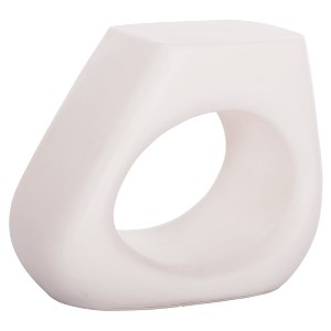 74811 ΣΚΑΜΠΟ ΣΑΛΟΝΙΟΥ LANS HM4691.02 FIBER CEMENT ΣΕ ΛΕΥΚΟ--55x30x46Υεκ.