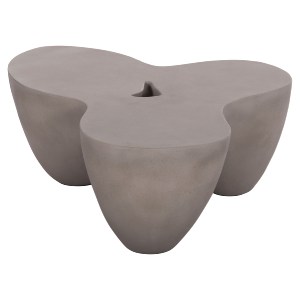 74813 ΤΡΑΠΕΖΙ ΣΑΛΟΝΙΟΥ SALLEN HM18161.03 FIBER CEMENT ΣΕ ΓΚΡΙ--108x94x38,5Υεκ.