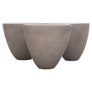 74813 ΤΡΑΠΕΖΙ ΣΑΛΟΝΙΟΥ SALLEN HM18161.03 FIBER CEMENT ΣΕ ΓΚΡΙ--108x94x38,5Υεκ.
