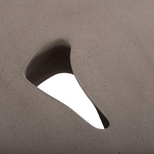 74813 ΤΡΑΠΕΖΙ ΣΑΛΟΝΙΟΥ SALLEN HM18161.03 FIBER CEMENT ΣΕ ΓΚΡΙ--108x94x38,5Υεκ.