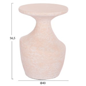 74818 ΤΡΑΠΕΖΙ ΒΟΗΘΗΤΙΚΟ REBON HM18156.04L FIBER CEMENT ΣΕ ΣΟΜΟΝ--Φ40x56.5Υεκ.