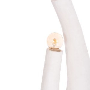 74825 ΔΙΑΚΟΣΜΗΤΙΚΟ ΦΩΤΙΣΤΙΚΟ ΔΑΠΕΔΟΥ TUSKEN HM4702.02 FIBER CEMENT-ΛΕΥΚΟ 50x43x145Υεκ