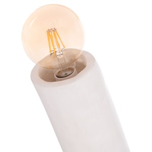 74825 ΔΙΑΚΟΣΜΗΤΙΚΟ ΦΩΤΙΣΤΙΚΟ ΔΑΠΕΔΟΥ TUSKEN HM4702.02 FIBER CEMENT-ΛΕΥΚΟ 50x43x145Υεκ