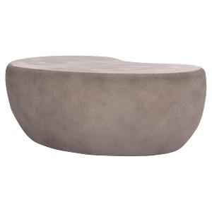 74831 ΤΡΑΠΕΖΙ ΣΑΛΟΝΙΟΥ GERSON HM18151.03L FIBER CEMENT ΣΕ ΓΚΡΙ--122x78,5x40Υεκ.