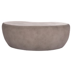 74831 ΤΡΑΠΕΖΙ ΣΑΛΟΝΙΟΥ GERSON HM18151.03L FIBER CEMENT ΣΕ ΓΚΡΙ--122x78,5x40Υεκ.