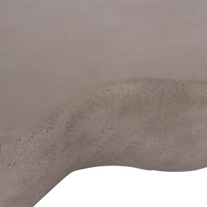 74831 ΤΡΑΠΕΖΙ ΣΑΛΟΝΙΟΥ GERSON HM18151.03L FIBER CEMENT ΣΕ ΓΚΡΙ--122x78,5x40Υεκ.