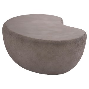 74831 ΤΡΑΠΕΖΙ ΣΑΛΟΝΙΟΥ GERSON HM18151.03L FIBER CEMENT ΣΕ ΓΚΡΙ--122x78,5x40Υεκ.