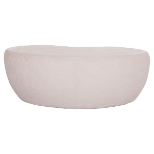 74832 ΤΡΑΠΕΖΙ ΣΑΛΟΝΙΟΥ GERSON HM18151.02L FIBER CEMENT ΣΕ ΛΕΥΚΟ--122x78,5x40Υεκ.