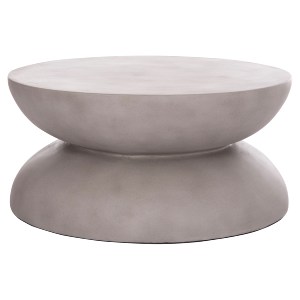 74834 ΤΡΑΠΕΖΙ ΣΑΛΟΝΙΟΥ ANNA HM18158.03 FIBER CEMENT ΣΕ ΓΚΡΙ--Φ92x44.5Υεκ
