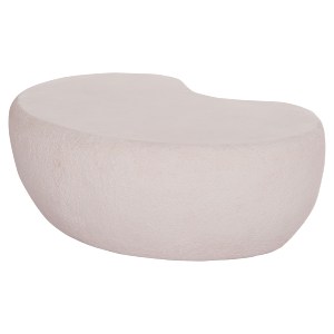 74836 ΤΡΑΠΕΖΙ ΣΑΛΟΝΙΟΥ GERSON HM18151.02S FIBER CEMENT ΣΕ ΛΕΥΚΟ--104x72x40Υεκ.