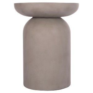 74837 ΒΟΗΘΗΤΙΚΟ ΤΡΑΠΕΖΙ ANNA HM18160.03 FIBER CEMENT ΣΕ ΓΚΡΙ--Φ60x76Υεκ.