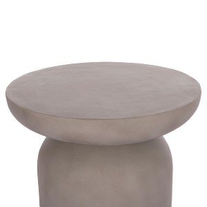 74837 ΒΟΗΘΗΤΙΚΟ ΤΡΑΠΕΖΙ ANNA HM18160.03 FIBER CEMENT ΣΕ ΓΚΡΙ--Φ60x76Υεκ.