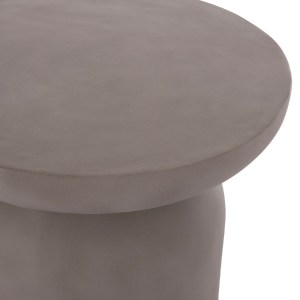 74837 ΒΟΗΘΗΤΙΚΟ ΤΡΑΠΕΖΙ ANNA HM18160.03 FIBER CEMENT ΣΕ ΓΚΡΙ--Φ60x76Υεκ.