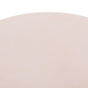 74838 ΤΡΑΠΕΖΙ ΣΑΛΟΝΙΟΥ ΣΤΡΟΓΓΥΛΟ ALLAN HM18162.02 FIBER CEMENT ΣΕ ΛΕΥΚΟ--Φ92x49Υεκ.