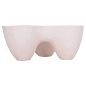74851 ΤΡΑΠΕΖΙ ΣΑΛΟΝΙΟΥ SALLEN HM18161.02 FIBER CEMENT ΣΕ ΛΕΥΚΟ--108x94x38,5Υεκ.