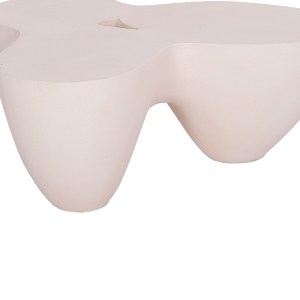 74851 ΤΡΑΠΕΖΙ ΣΑΛΟΝΙΟΥ SALLEN HM18161.02 FIBER CEMENT ΣΕ ΛΕΥΚΟ--108x94x38,5Υεκ.