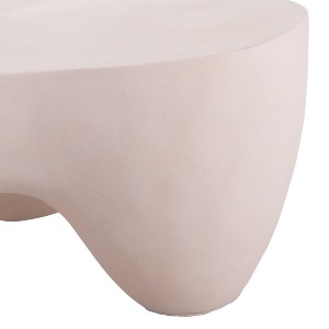 74851 ΤΡΑΠΕΖΙ ΣΑΛΟΝΙΟΥ SALLEN HM18161.02 FIBER CEMENT ΣΕ ΛΕΥΚΟ--108x94x38,5Υεκ.