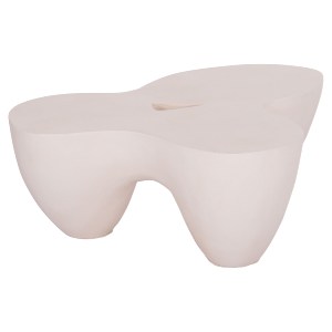 74851 ΤΡΑΠΕΖΙ ΣΑΛΟΝΙΟΥ SALLEN HM18161.02 FIBER CEMENT ΣΕ ΛΕΥΚΟ--108x94x38,5Υεκ.
