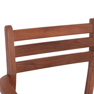 74852 ΠΟΛΥΘΡΟΝΑ KEMPO HM6358 ΞΥΛΟ TEAK ΣΕ ΦΥΣΙΚΟ--58x58,5x88Υεκ.
