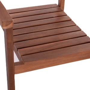 74852 ΠΟΛΥΘΡΟΝΑ KEMPO HM6358 ΞΥΛΟ TEAK ΣΕ ΦΥΣΙΚΟ--58x58,5x88Υεκ.