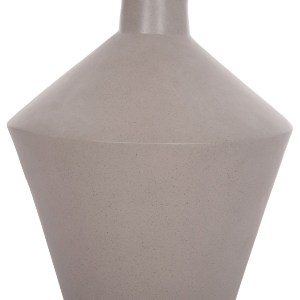 74857 ΔΙΑΚΟΣΜΗΤΙΚΟ ΒΑΖΟ ΔΑΠΕΔΟΥ NEBULA HM4661.03 FIBER CEMENT ΓΚΡΙ--ΞΥΛΟ ΤΕΑΚ Φ60x115Υεκ.