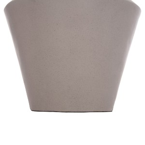 74857 ΔΙΑΚΟΣΜΗΤΙΚΟ ΒΑΖΟ ΔΑΠΕΔΟΥ NEBULA HM4661.03 FIBER CEMENT ΓΚΡΙ--ΞΥΛΟ ΤΕΑΚ Φ60x115Υεκ.
