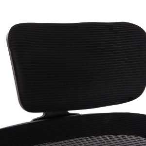 74883 ΚΑΡΕΚΛΑ ΓΡΑΦΕΙΟΥ BASTON HM18236.01 ΜΑΥΡΟ MESH & PP ΣΚΕΛΕΤΟΣ 64x60x117-127Υεκ.