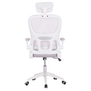 74885 ΚΑΡΕΚΛΑ ΓΡΑΦΕΙΟΥ BASTON HM18236.03 ΓΚΡΙ MESH & ΛΕΥΚΟΣ PP ΣΚΕΛΕΤΟΣ 64x60x127Υεκ.