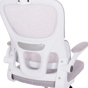 74885 ΚΑΡΕΚΛΑ ΓΡΑΦΕΙΟΥ BASTON HM18236.03 ΓΚΡΙ MESH & ΛΕΥΚΟΣ PP ΣΚΕΛΕΤΟΣ 64x60x127Υεκ.