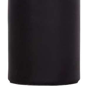 74889 ΒΟΗΘΗΤΙΚΟ ΤΡΑΠΕΖΙ TRED(T) HM18169.01 FIBER CEMENT ΜΑΥΡΟ-ΦΥΣΙΚΟ RATTAN--Φ40x61Υεκ.