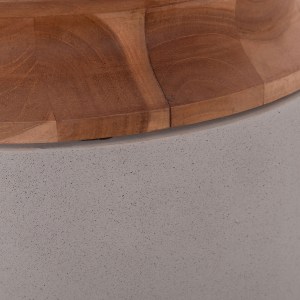 74891 ΔΙΑΚΟΣΜΗΤΙΚΟ ΒΑΖΟ ΔΑΠΕΔΟΥ LINTER HM4662.03L FIBER CEMENT ΓΚΡΙ--ΞΥΛΟ ΤΕΑΚ Φ41x47Υ