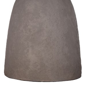 74895 ΤΡΑΠΕΖΙ ΤΡΑΠΕΖΑΡΙΑΣ ΣΤΡΟΓΓΥΛΟ SEPPO HM18154.03 FIBER CEMENT ΣΕ ΓΚΡΙ--Φ119,5x75,5Υεκ.
