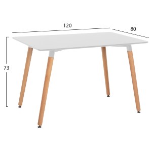 74901 ΣΕΤ ΤΡΑΠΕΖΑΡΙΑΣ 5ΤΜΧ MINIMAL HM11767 ΛΕΥΚΟ MDF-ΜΠΕΖ ΥΦΑΣΜΑ