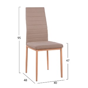 74901 ΣΕΤ ΤΡΑΠΕΖΑΡΙΑΣ 5ΤΜΧ MINIMAL HM11767 ΛΕΥΚΟ MDF-ΜΠΕΖ ΥΦΑΣΜΑ