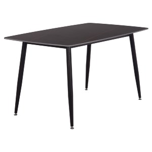 74915 ΤΡΑΠΕΖΙ RAVEN HM18149.02 ΚΕΡΑΜΙΚΟ TOP ΜΕ ΟΨΗ ΜΑΥΡΟ ΜΑΡΜΑΡΟ 140x80x74Υεκ.