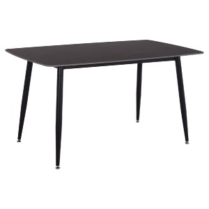74915 ΤΡΑΠΕΖΙ RAVEN HM18149.02 ΚΕΡΑΜΙΚΟ TOP ΜΕ ΟΨΗ ΜΑΥΡΟ ΜΑΡΜΑΡΟ 140x80x74Υεκ.